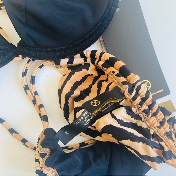 VIX Paulahermanny tiger stripe 2 piece bikini swimsuit - Picture 12 of 12